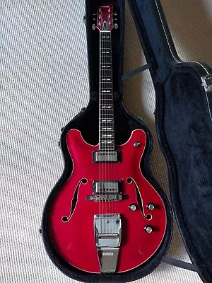 1967-1972 YAMAHA JAPAN SA-50 HOLLOW ELECTRIC GUITAR & CASE - VINTAGE MIJ Gibson • $1550