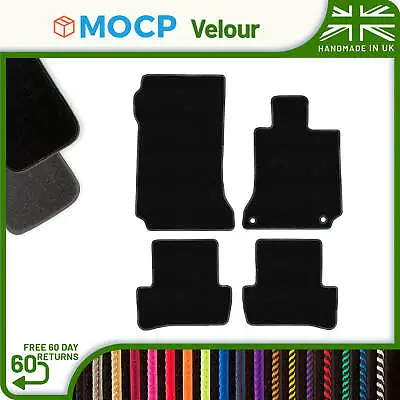 Velour Car Mats To Fit Mercedes C-Class W204 Saloon Manual 2007-2014 • $44.74