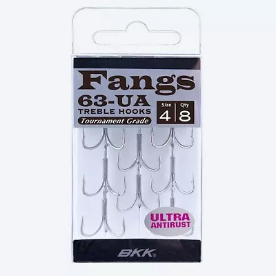 BKK Hooks Fangs-63 UA Treble Hooks • $8.99