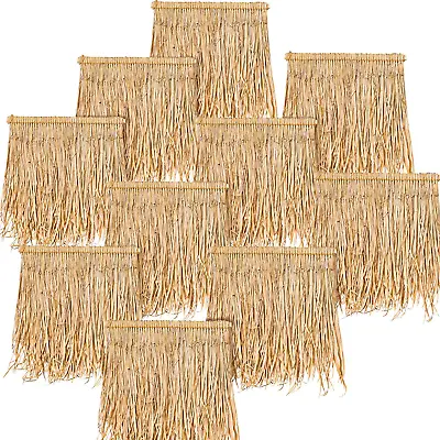 $101.89 • Buy 10 Pcs 22x20 Inches Natural Mexican Straw Roof Tiki Thatch Roof Duck Blind Grass