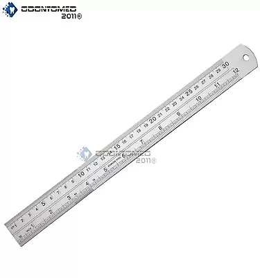 12  (30cm) Stainless Steel High Quality Metal Ruler • $7.05