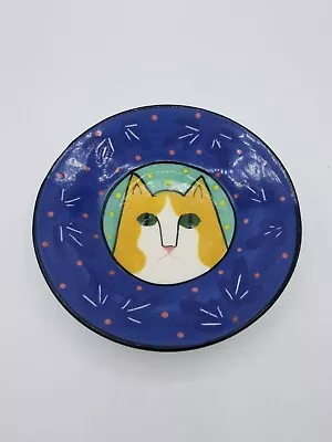 Solveig Cox Cat Plate Pottery • £69.08