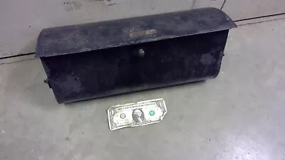 Antique Metal Wall Mounted Mailbox / Newspaper Holder Decor Drop Down Front • $29