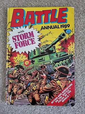 BATTLE Annual 1989 With Storm Force. By Fleetway Publishers • £5