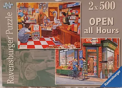 Ravensburger - 2 X 500 Piece - Open All Hours - Jigsaw Puzzles • $16