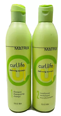 Matrix Curl Life Defining System Shampoo & Conditioner 13.5oz Scuffed Bottle • $49.98