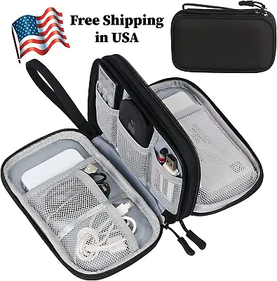 Travel Cable Bag Organizer Charger Storage Electronic Organizer USB Cord Case • $8.95