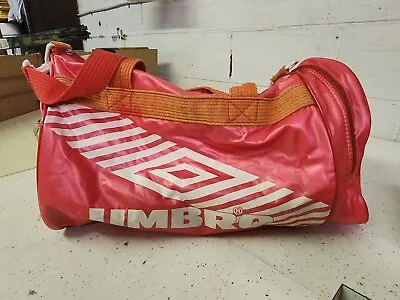 Vtg Pink Umbro Bag 1990's Tote Carry All  Soccer/Football Gym Sports • $11.08