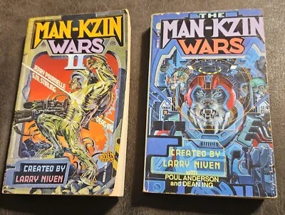 The Man-Kzin Wars 1 & 2 - Larry Niven • $14.99