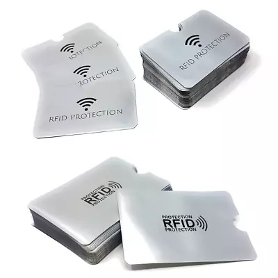 £1.99 • Buy RFID Card Sleeve Wallet Blocking Protector Debit Credit Contactless Wholesale UK