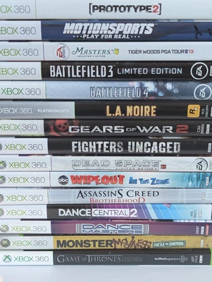 $7.99 • Buy XBOX 360 Games Lot Tested Pick Choose Bundle & Save 10/15/20% Free Shipping