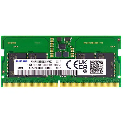Samsung 8GB PC5-38400 DDR5 4800 MHz SO-DIMM Laptop Memory RAM (M425R1GB4BB0-CQK) • $17.99