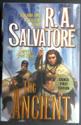 *SIGNED* True 1st Ed R. A. SALVATORE 2008 Unread Hardcover THE ANCIENT 12 Photos • $33.12
