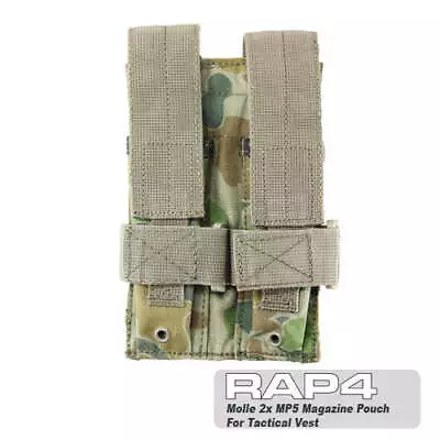 Australian Camo MOLLE Double MP5 Magazine Pouch (Clearance Item) • $1