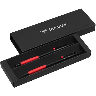 TOMBOW Zoom 707 Set - Black & Red - NEW • £49.95