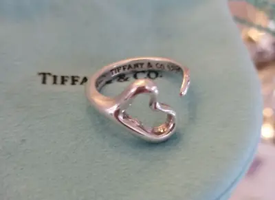 £140 • Buy Tiffany Open Heart Elsa Peretti Ring