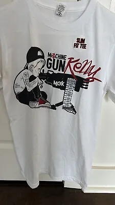 Machine Gun Kelly MGK 2012 Lace Up Tour T-Shirt Cartoon Boy Tshirt Small • $50