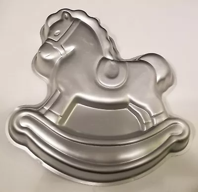 Rocking Horse Shaped Cake Pan Wilton 1st Birthday Baby Shower Vintage 1984 VGUC • £14.45