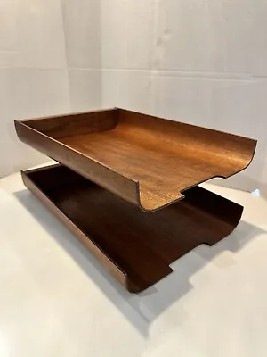 George Nelson Paper Tray Bentwood Wood VINTAGE MID CENTURY EAMES Knoll Era • £243.27