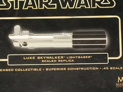 Star Wars Luke Skywalker Lightsaber .45 Scaled Master Replica • $25