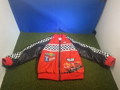 £40.42 • Buy Disney Store Cars Lightning McQueen Boy Varsity Jacket Size 4 104cm