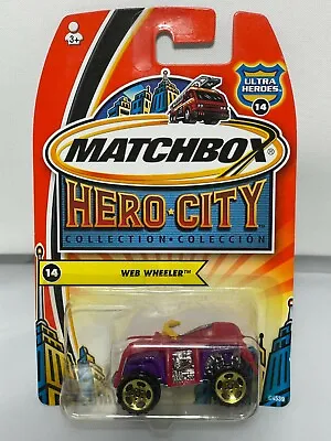 Matchbox Mbx Moc Hero City 2004 Ultra Heroes #14 Web Wheeler  • $3.95