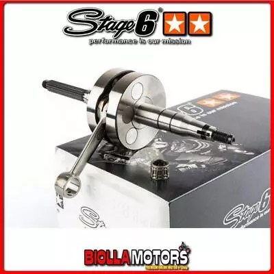 S6-8116600/12 CRANKSHAFT Stage6 Pro Replica Spinotto 12mm KREIDLER Vabene 50cc S • $143.47