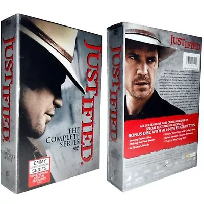 Justified The Complete Series Seasons 1-6 ( DVD BOX SET 19 Discs ) Brand New • $24