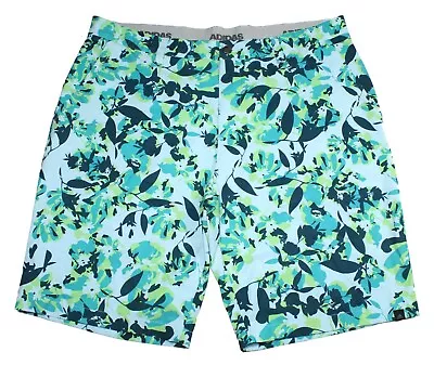 Adidas Ultimate Ice Blue Floral Golf Shorts Water Resistant BC5716 Mens Size 38 • $24.99