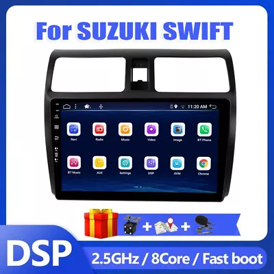 $329.99 • Buy CarPlay DSP Car Stereo For Suzuki Swift 2005-2016 Android 10 GPS Head Unit 10.1 