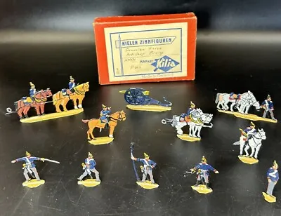 Vintage Tin Flats Prussian Horse Artillery Firing 1870 - 71 With Box P662 • $59.95