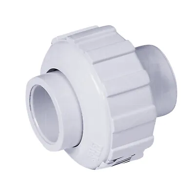 4Midline Valve PVC Union Coupling Pipe Fitting 1''-4'' Solvent Connections White • $18.99