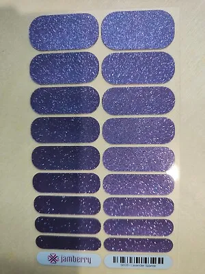 $7 • Buy 🌟Jamberry Nail Wrap Full Sheet Nail Art Stickers - Lavender Sparkle Original