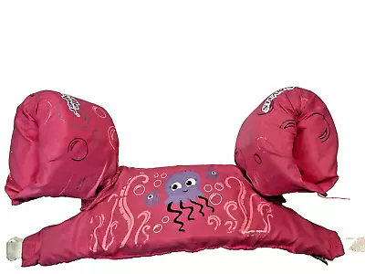 Stearns Original Puddle Jumper Kids Life Jacket Pink And Purple Jelly Fish Kids • $10