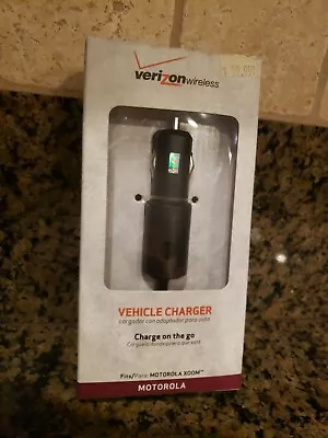 Motorola New OEM  Xoom Vehicle Car CHARGER IN VERIZON OEM RETAIL PACKAGE • $10