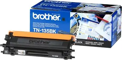 £31.05 • Buy Genuine Brother TN-135BK Black Toner Cartridge HL-4040CN Sealed VAT Included