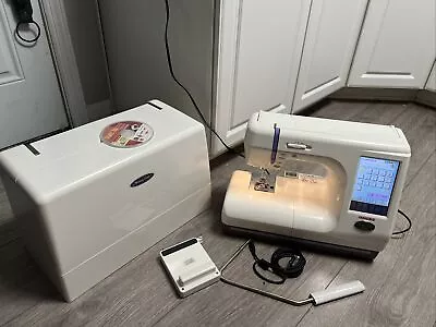 Janome MEMORY CRAFT 10000MC10000 Sewing Embroidery Machine TESTED WORKS • $850