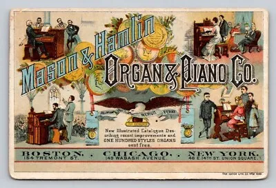 Mason Hamlin Organs Piano People Playing Aschbach Allentown PA P35 • $11.99