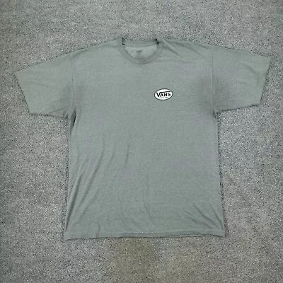 Vans Shirt Men's XL Gray Since 1966 Logo Graphic Tee Short Sleeve Pullover Adult • $9.99