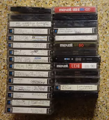 Lot Of 28 MAXELL USED Cassette Tapes Type II Recording UD XLII UDS-II UDII 90 60 • $12.99