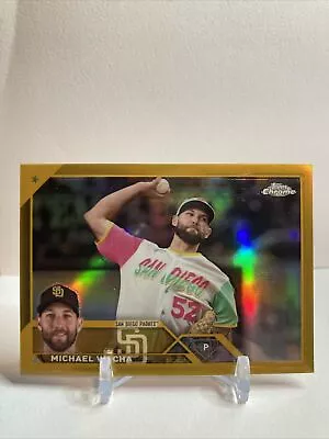 2023 Topps Chrome Update Michael Wacha Gold Refractor /50 SP San Diego Padres • $14.99