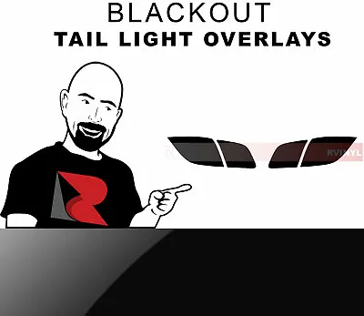 $39.99 • Buy Rtint Tail Light Tint Overlay For Mazda Mazda3 04-09 (Hatchback) - Blackout