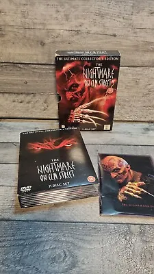 A Nightmare On Elm Street 1-7 DVD (7- Disc 2004) Cert 18 UK Region 2 PAL • £8.95