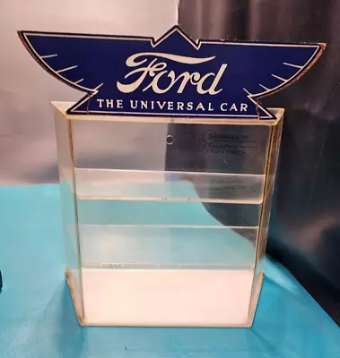 Vintage Plastic Display Case For Ford Collectibles Ford The Universal Car Topper • $99.95