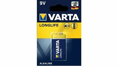 Varta Longlife Alkaline Battery 6LP3146 -E-Block 4122  9V • $24.95