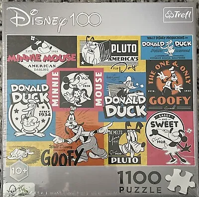 Disney 100 Mixed Character Puzzle / 1100 Pieces / Brand New + Sealed Trefl • $24
