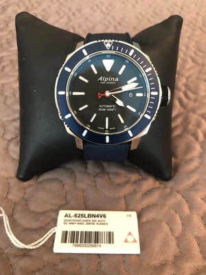 $799 • Buy Alpina Seatrong Diver Automatic Men's Watch AL-525LBN4V6 