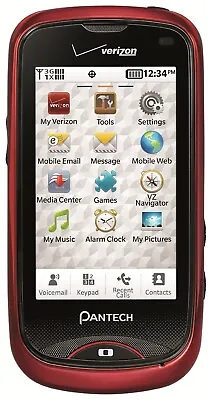 Pantech Hotshot - Red (Verizon) Touchscreen Cellular Phone  • $13.99