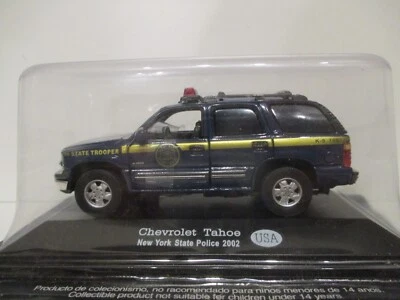 £10 • Buy Edicola  1/43 CHEVROLET TAHOE  POLICE CAR  New York  2002  Mint Blister Packed!