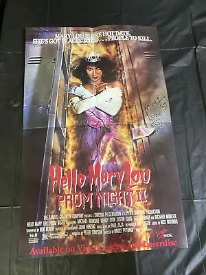 Prom Night 2 Double Sided Video Store Promotional Videocassette Poster 13x20 • $250.46